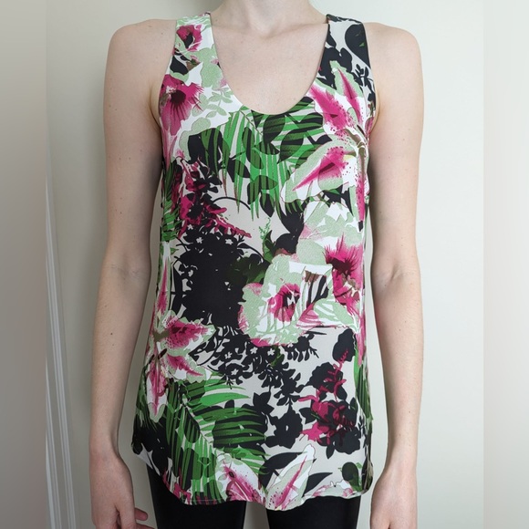 RW&Co Camber & Grace Tropical Print Cami - Picture 1 of 5